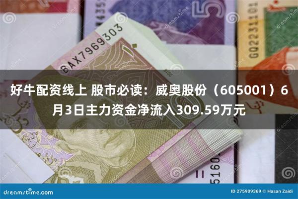 好牛配资线上 股市必读：威奥股份（605001）6月3日主力资金净流入309.59万元